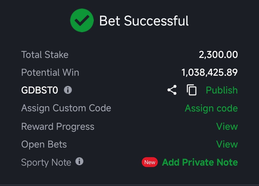 savageeology's tweet image. GDBST0

We go again 

#sportybet #boom #won #booking #code #ticket #basketball