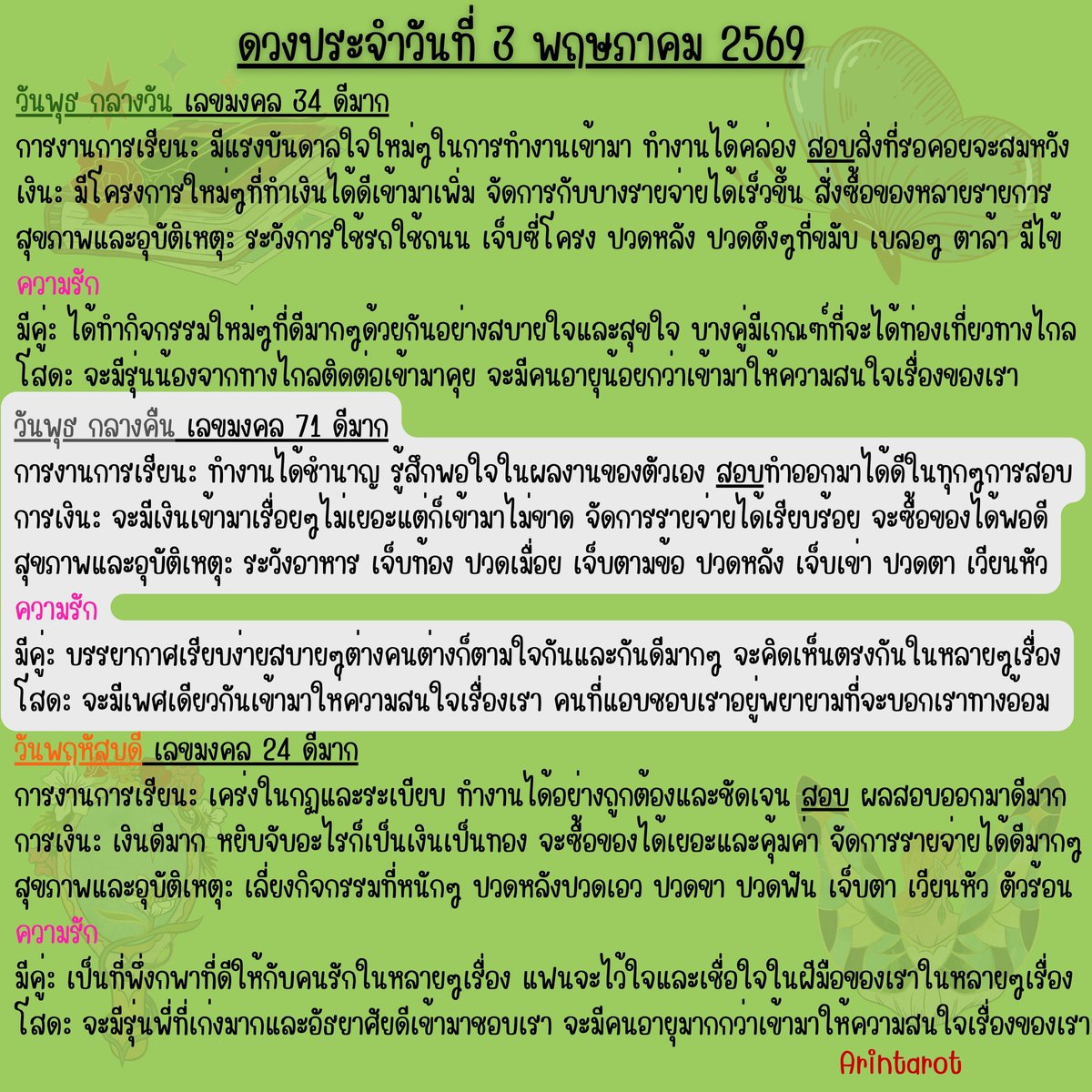 อรินทร์ ไพ่ยิปซี tweet media