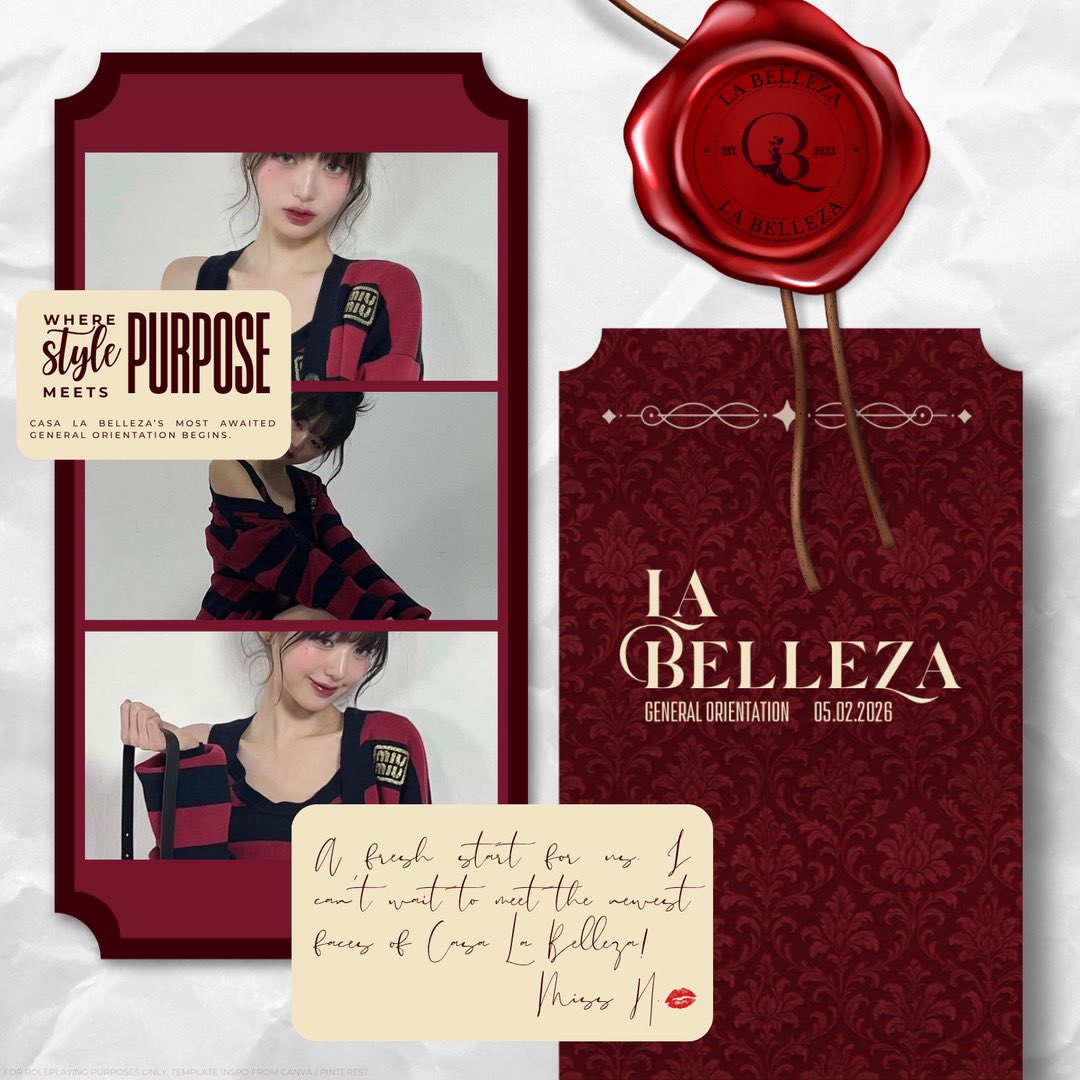 ㅤ⠀⠀⠀
ㅤ⠀⠀⠀
Miss H updates.⠀ 💋

❝ Finally seeing the newest faces of CLB today! ❞

#CLBGO2026
#CasaLaBELLEZA 

ㅤ