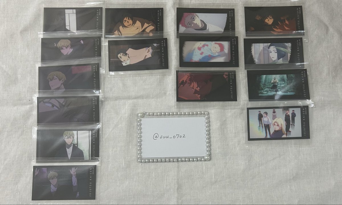 suu_o7o2's tweet photo. 呪術廻戦 死滅回遊 トレーディングミニカードvol.1 交換

譲：直哉、乙骨、虎杖、伏黒、東堂

求：脹相(💖 優先＞❤️)>>>買取(165円/枚＋送料)

郵送希望です📮
お気軽にお声掛けください(* .ˬ.)" https://t.co/e3bzwap4Ng