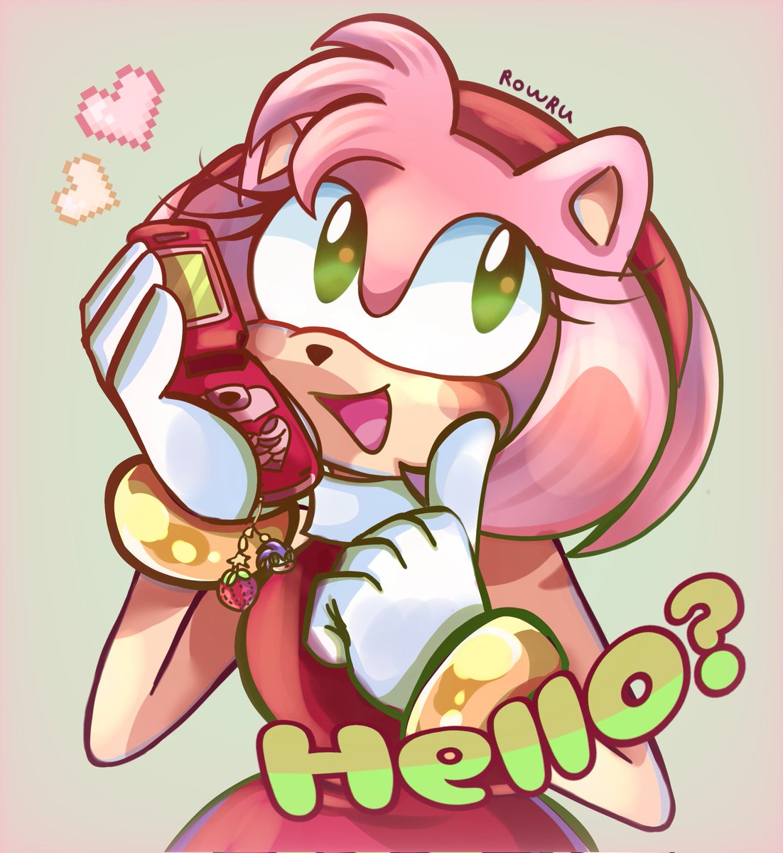 rowrururu's tweet photo. hello? 💖🌹

#Amyrosethehedgehog #amyrose #SonicTheHedgehog #sonicfanart https://t.co/vmgaT8ONeG