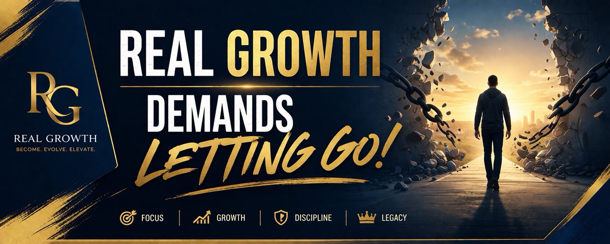 Chizabar's tweet image. Real growth demands letting go—of comfort, of what feels familiar, and sometimes of people you once held close.
But the person you become afterward will justify every painful release.

#GrowthMindset