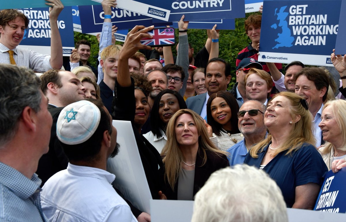 SamuelDCarr's tweet photo. Fantastic energy at our @Conservatives election rally in Hampshire! 

Great to join @KemiBadenoch and our brilliant County Council candidates. 

#VoteConservative 🔵 
#KeepHampshireSpecial 🗳️ https://t.co/EyzUg2SpHw