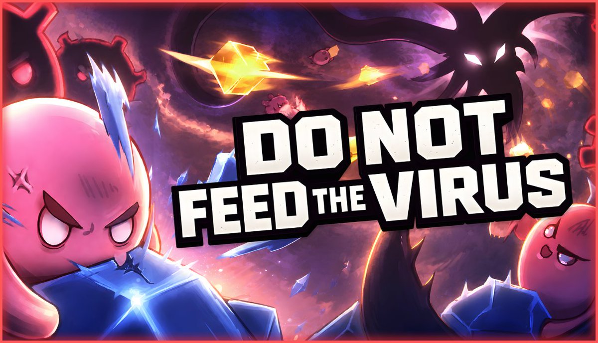 NimbleGames's tweet photo. Just made a new cover illustration for DO NOT FEED THE VIRUS yesterday! Pretty happy with the result 
#illustration #gamedev #indiegame https://t.co/SIE4vkwg2E
