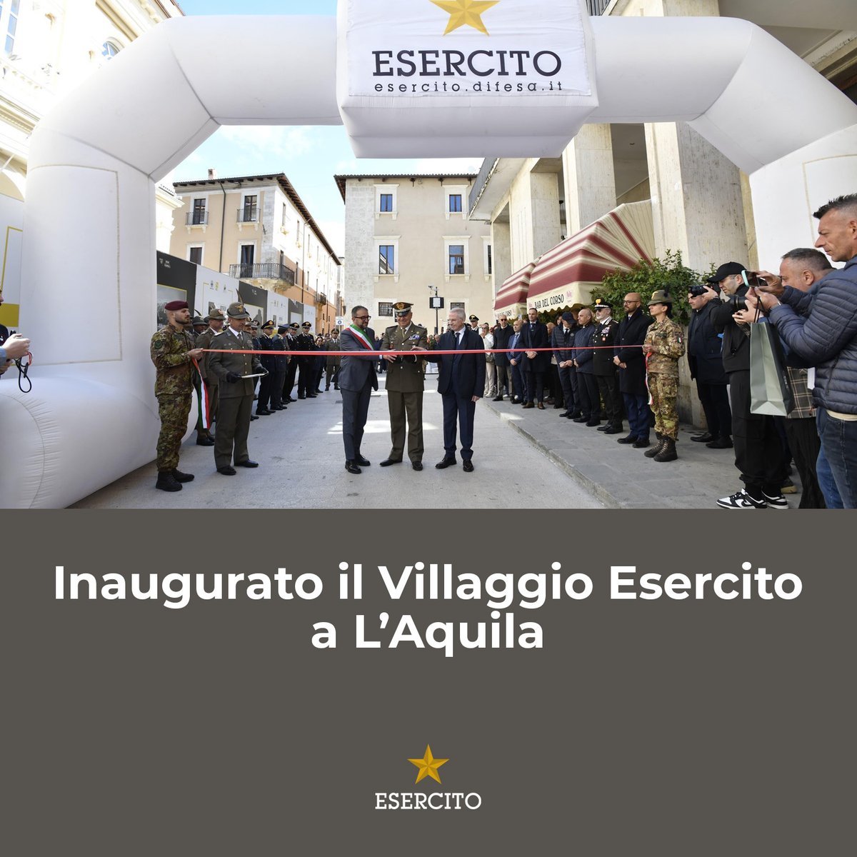 isabellarauti's tweet image. Inaugurato il Villaggio Esercito a L’Aquila - @Esercito  Italiano 
⬇️
esercito.difesa.it/comunicazione/…

#villaggioesercito #laquila #165anniversario #esercitoitaliano 
@GuidoCrosetto @SM_Difesa @MinisteroDifesa @ItalianAirForce @ItalianNavy @_Carabinieri_ @ana_web  @mozzopiumata