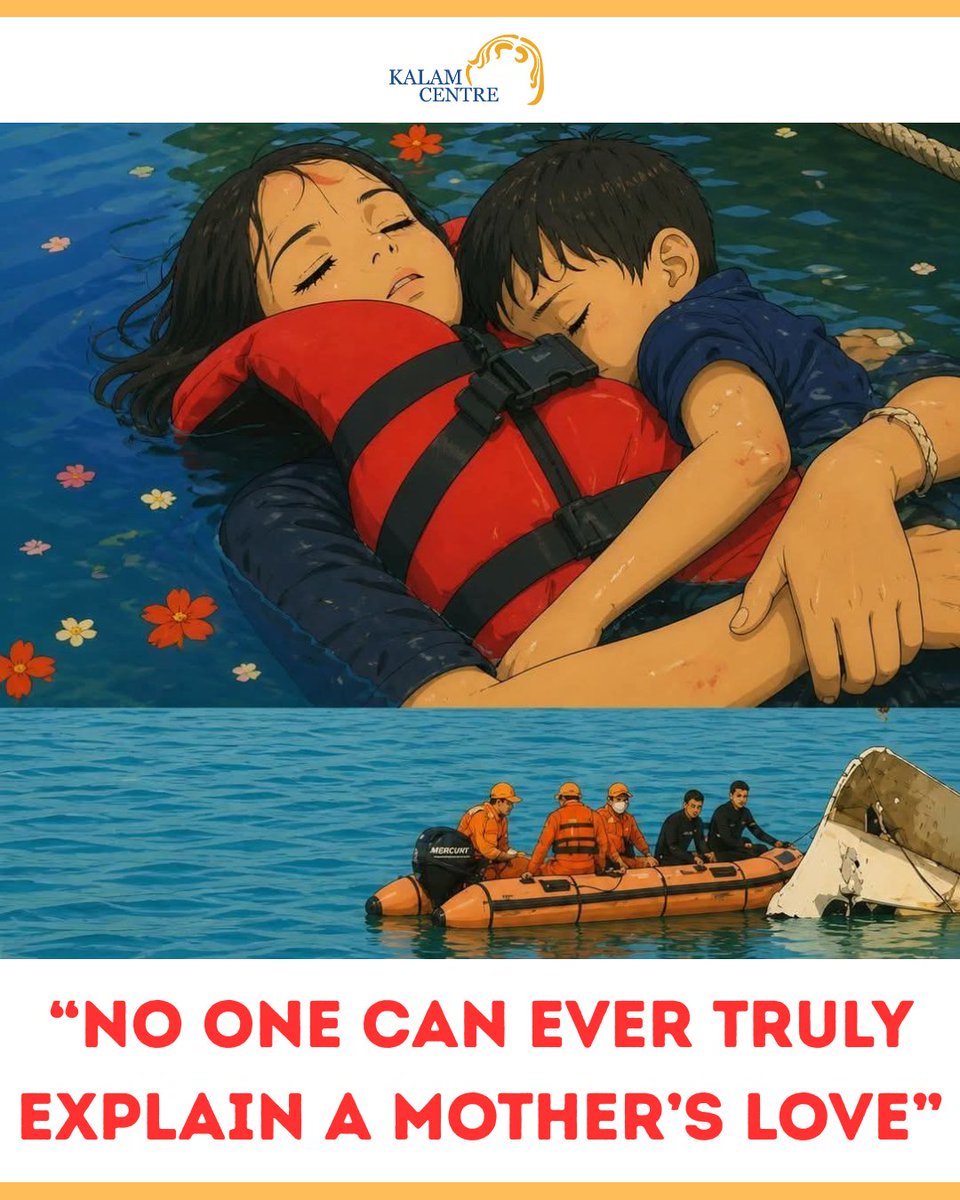 “All the love in the world on one side… and a mother’s love on the other.

Imagine her in those last moments—fighting against the impossible, holding her child tighter than ever, as if her arms alone could protect him from the world. The water kept rising, strength kept fading…