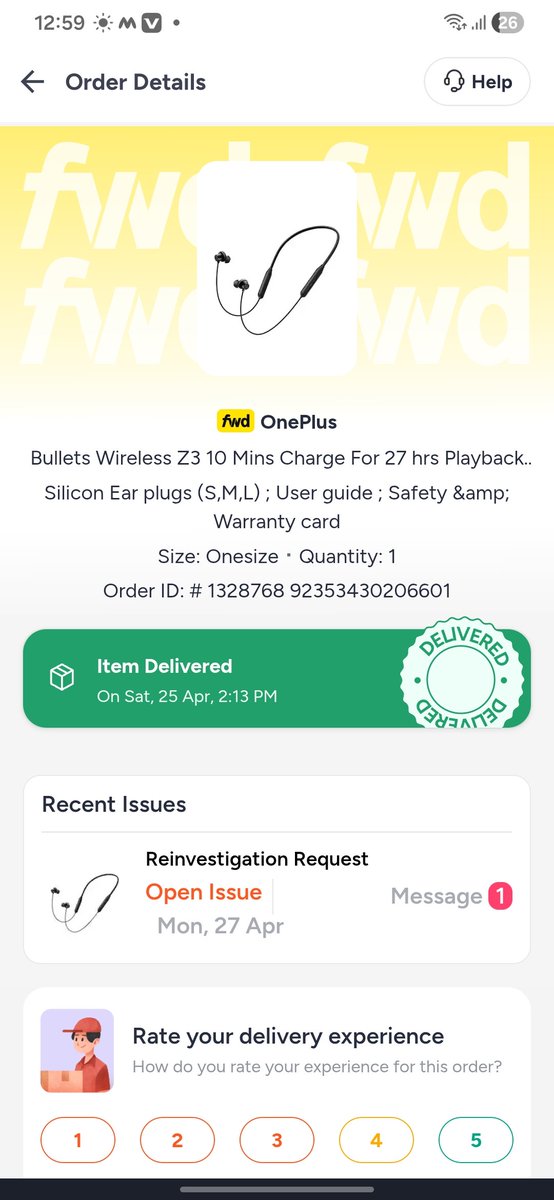 er_nirajkr's tweet photo. @MyntraSupport  @myntra  Received WRONG product from Myntra but return got rejected citing “Service Centre Replacement.” This is not a warranty issue, it’s a delivery mistake. Kindly resolve &amp; approve refund ASAP or I’ll escalate to consumer forum. #Myntra #CustomerRights https://t.co/9jzCIkazkn