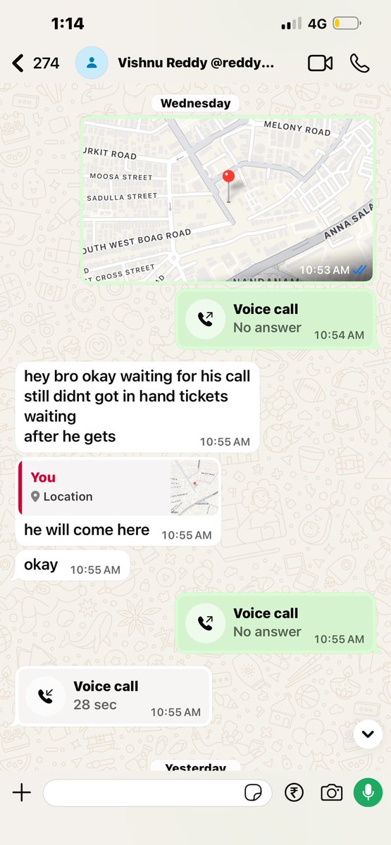 VenghateshV's tweet photo. ⚠️ CSK vs Mi IPL Ticket Scam Aler
@reddy87607 - Fraudster selling Passes as IPL ticket Changing profiles  repeatedly Pl Be Aware Don’t fall in trap, asks to Dm and asks to GPay and does not have ticket Registered a police complaint against himhe is doing with mobile no 8125438630 https://t.co/RmBdR0LkvT