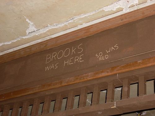 elindocx's tweet photo. “brooks was here. so was red” https://t.co/5eR8uA3kfR