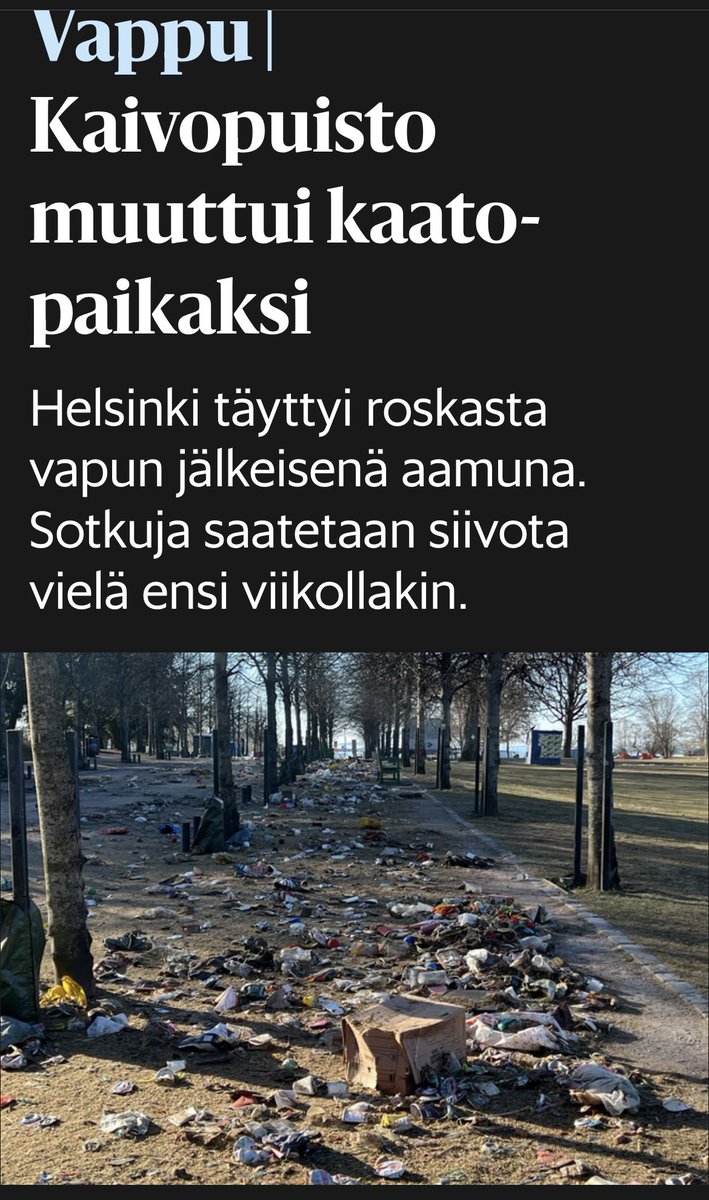 Nyt jengi oikeesti! Miten vaikeeta on roudaa ne roskat roskikseen? Olen ymmärtänyt, että niitä on sinne tämän takia tuotu ihan riittämiin 🙄🤬🤬🤬🤬🤬🙄