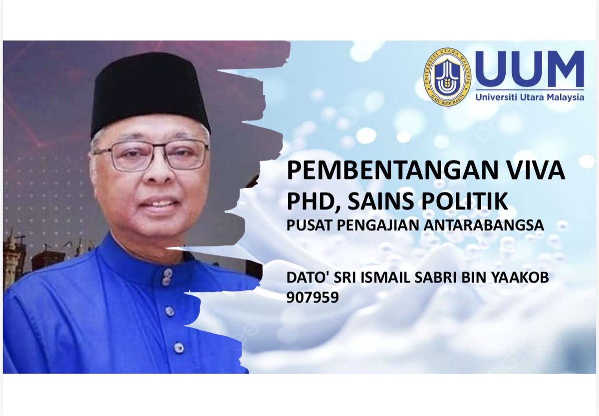 Ismail Sabri tweet media