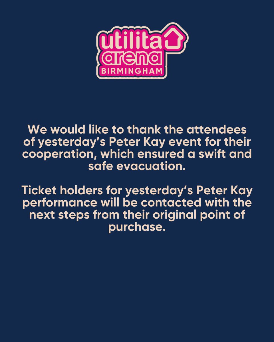UtilitaArenaBHM's tweet photo. For more information about our security measures, please
visit: https://t.co/IXSvBZzNj8 https://t.co/JO0Njko7sk