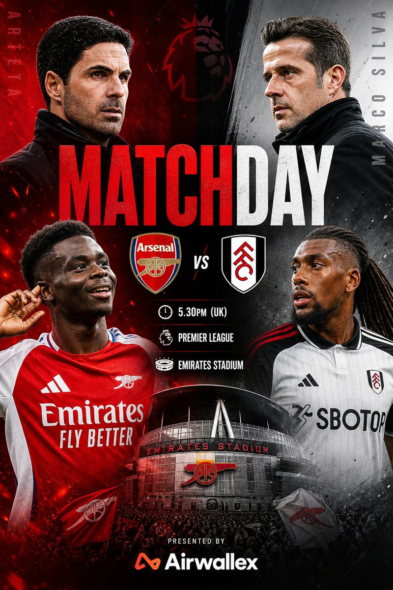 CaptainIzzy01's tweet image. London derby energy. 🔴⚪️

Different journeys. Same city. Same mission: 3 points.
This one means more. 👀

@Arsenal @FulhamFC

#ARSFUL #PremierLeague #LondonDerby #Matchday #FootballTwitter