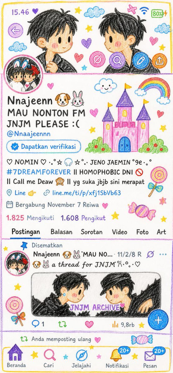 Nnajeenn 🐶ྀི 🐰ྀིMAU NONTON FM JNJM PLEASE :( tweet media