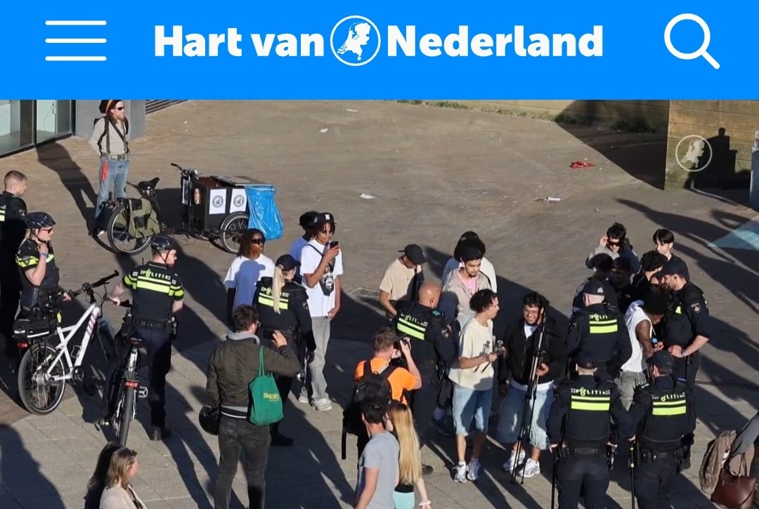 Buitenlands volk en relschoppers uit op rellen in Scheveningen