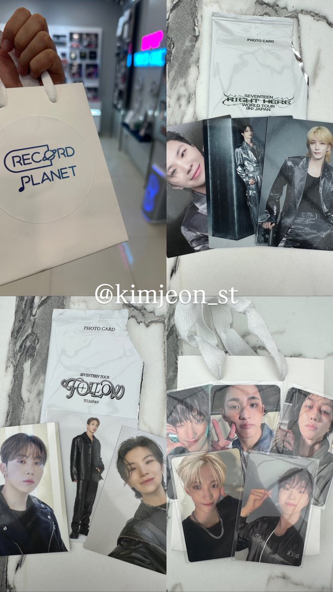 kimjeon_st's tweet photo. Todayβs budol: Seventeen Japan trading cards and Lucky Draws from @Recordplanet_ph π©΅π©·
#recordplanet #recordplanetph https://t.co/FmFha7A8cO