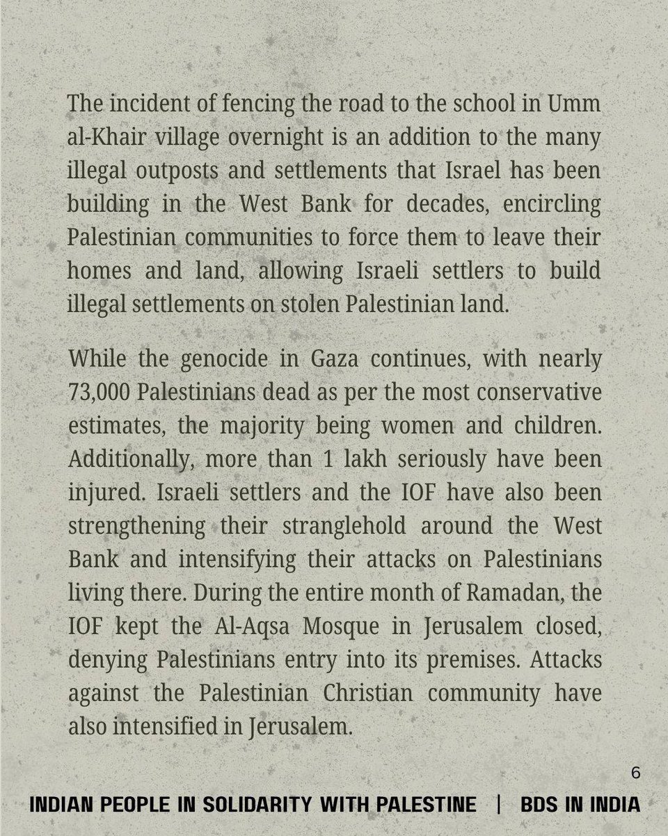 Indian People in Solidarity with Palestine tweet media