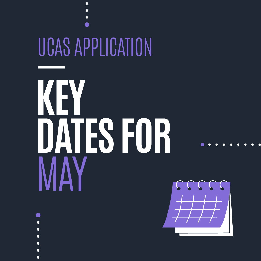 ucas_online's tweet photo. Key dates for May👇

Make sure you know what’s coming up and stay one step ahead of every deadline. https://t.co/pt0AGiiN0k