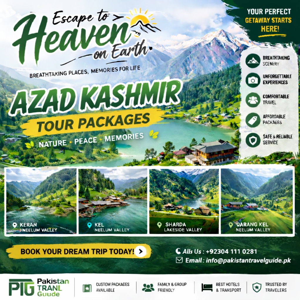 PakTravelGuide's tweet photo. Azad Kashmir Tour Packages – Explore Neelum Valley, Muzaffarabad &amp; Scenic Destinations 2026