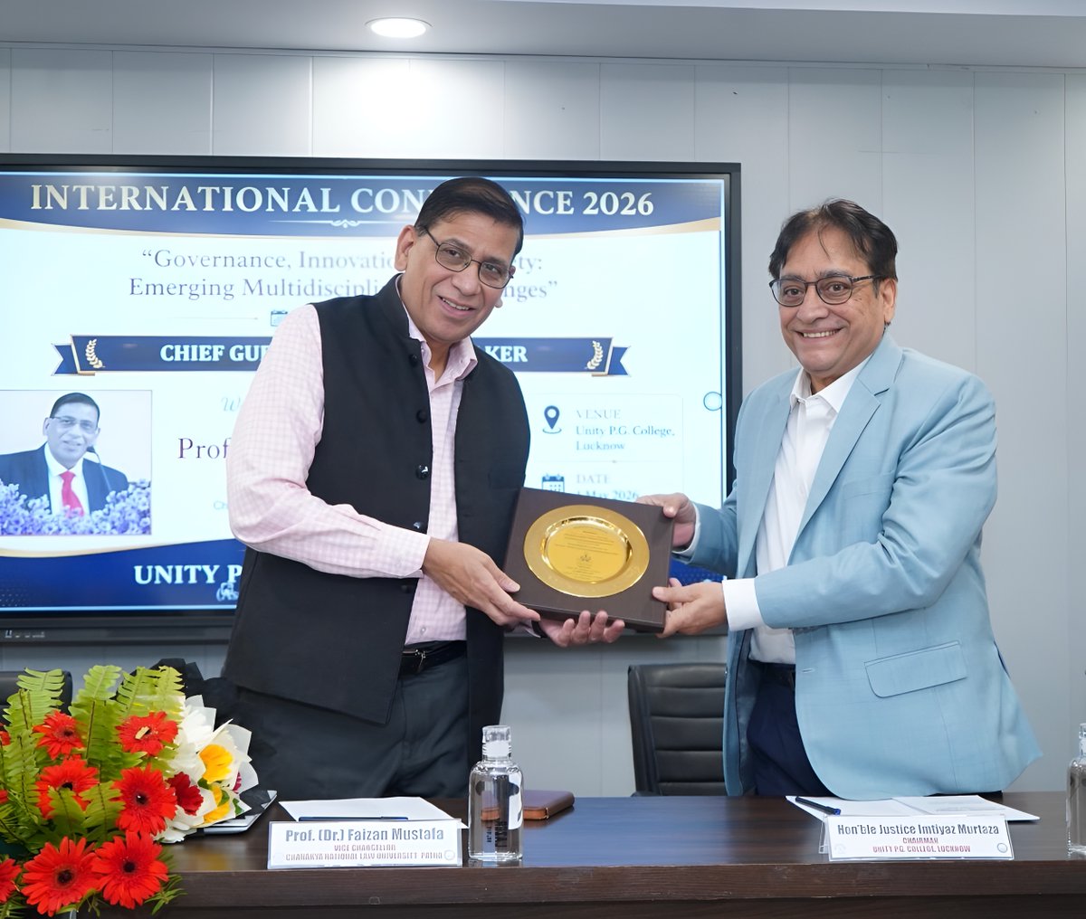 UnityPGLawColl1's tweet photo. The conference commenced with Dr. Faizan Mustafa’s inspiring keynote. Technical sessions on governance, technology, law, education, and global development fostered scholarly exchange, innovative ideas, &amp; insightful discussions among eminent experts, researchers, and participants. https://t.co/e7qcPUZ0Bn