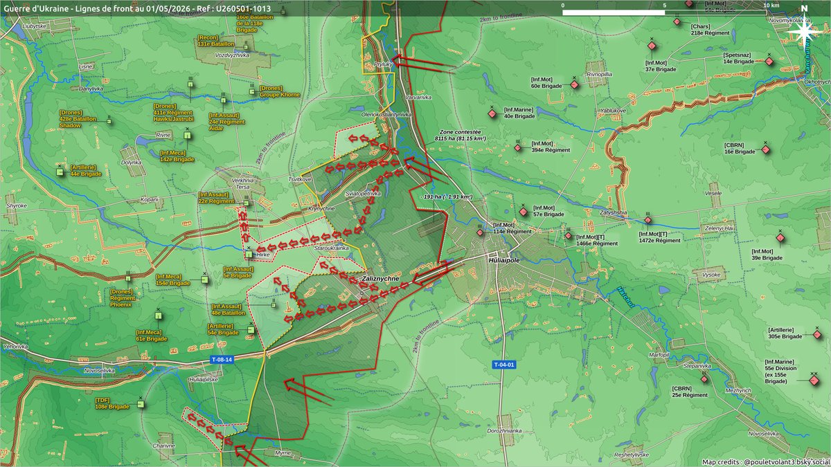 Pouletvolant3's tweet image. 2/2 Guerre d'Ukraine | 01/05/26

Secteurs :
🌐 Huliaipole🔹U260501-1013
🌐 Kamianske-Orikhiv🔹U260501-1016

#UkraineRussianWar #GuerreEnUkraine
