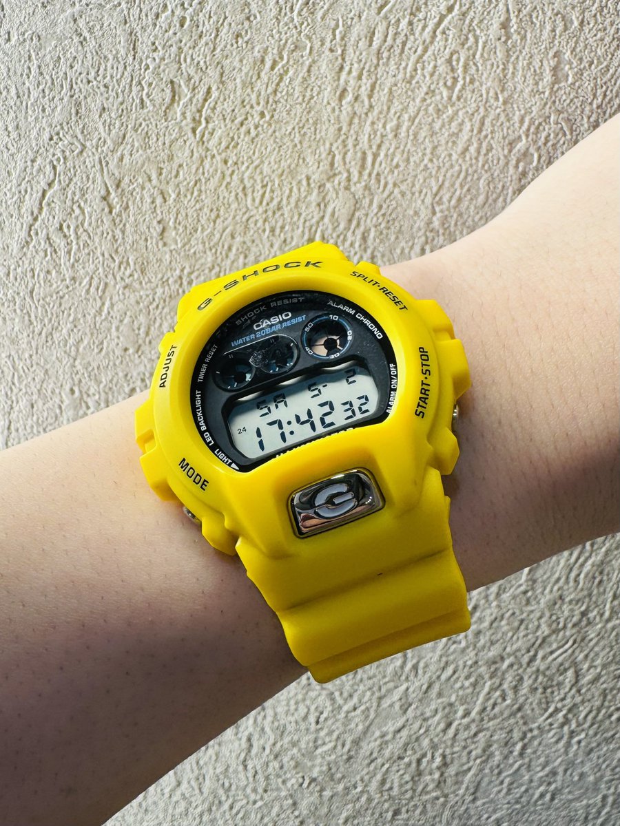 baarooshock's tweet image. 気分をあげるファーストイエロー

たまには6900もいいよね❤️‍🔥

DW-6900TR-9JR

#gshock