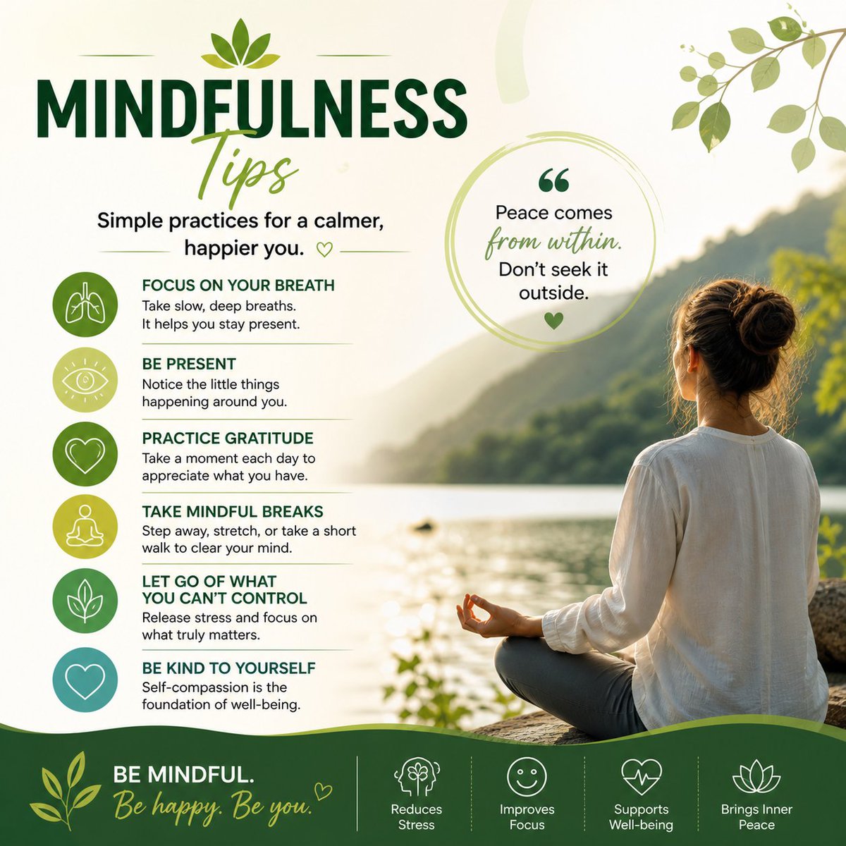 raesmithpeart's tweet image. Mindfulness Tips.

#Mindfulness #MentalWellness #SelfCare #StayPresent #InnerPeace #StressRelief #Wellbeing #HealthyMind #Meditation #PositiveLiving