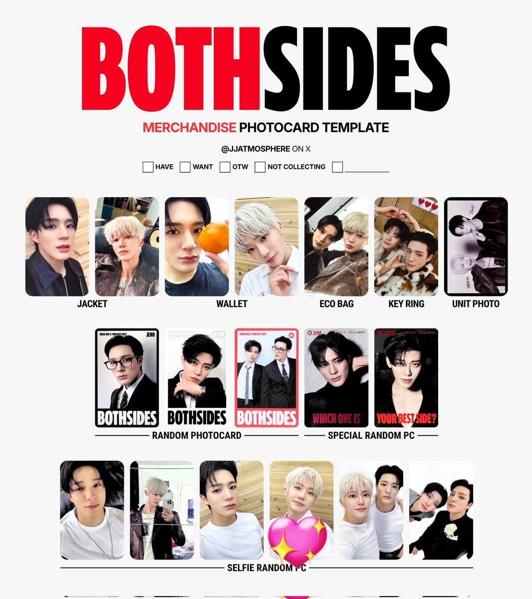 Nanami91J's tweet photo. NCT JNJM ジェノ ジェミン BOTHSIDE MD トレカ 交換

譲⇛画像ジェノ

求⇛画像💖ジェミン

郵送での交換希望です📮
お気軽にお声がけください！🙇 https://t.co/Q8LMHNtIDN
