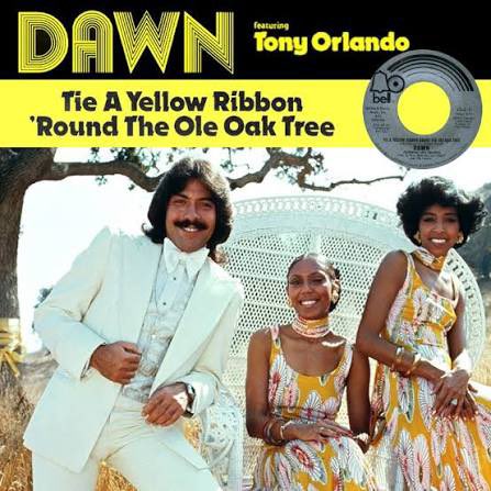 kennylanglea's tweet image. The number 1 single in the UK this day in 1973 was Tie A Yellow Ribbon by Dawn featuring Tony Orlando. Also in the top40 were Drive-In Saturday by David Bowie, 20th Century Boy by T.Rex, Hell Raiser by The Sweet, See My Baby Jive by Wizzard and My Love by Wings #memories