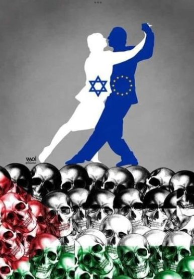 alvar_marquez's tweet photo. Mientras las imágenes del vídeo, nos muestran el día a día, en la vida de los palestinos, esta otra nos muestra la respuesta de Europa. El #Genocidio continúa. 👇👇
#UEComplice https://t.co/iXdBPZUirI