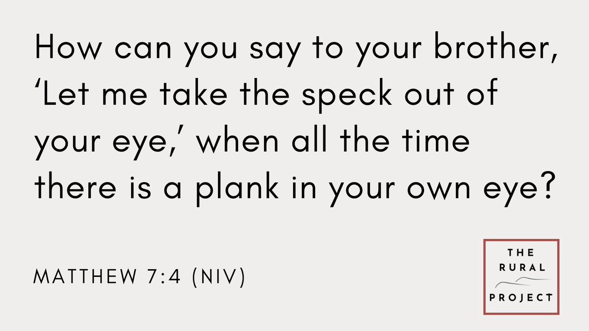 TheRuralProject's tweet photo. Hypocrisy is an ever-present temptation for a pastor

• Preaching sermons to others, without examining yourself
• Complaining about members to your wife or fellow leaders.
• Heresy hunting on social media.

Jesus hates hypocrites. Examine your heart today. https://t.co/oOLU7zlRQR