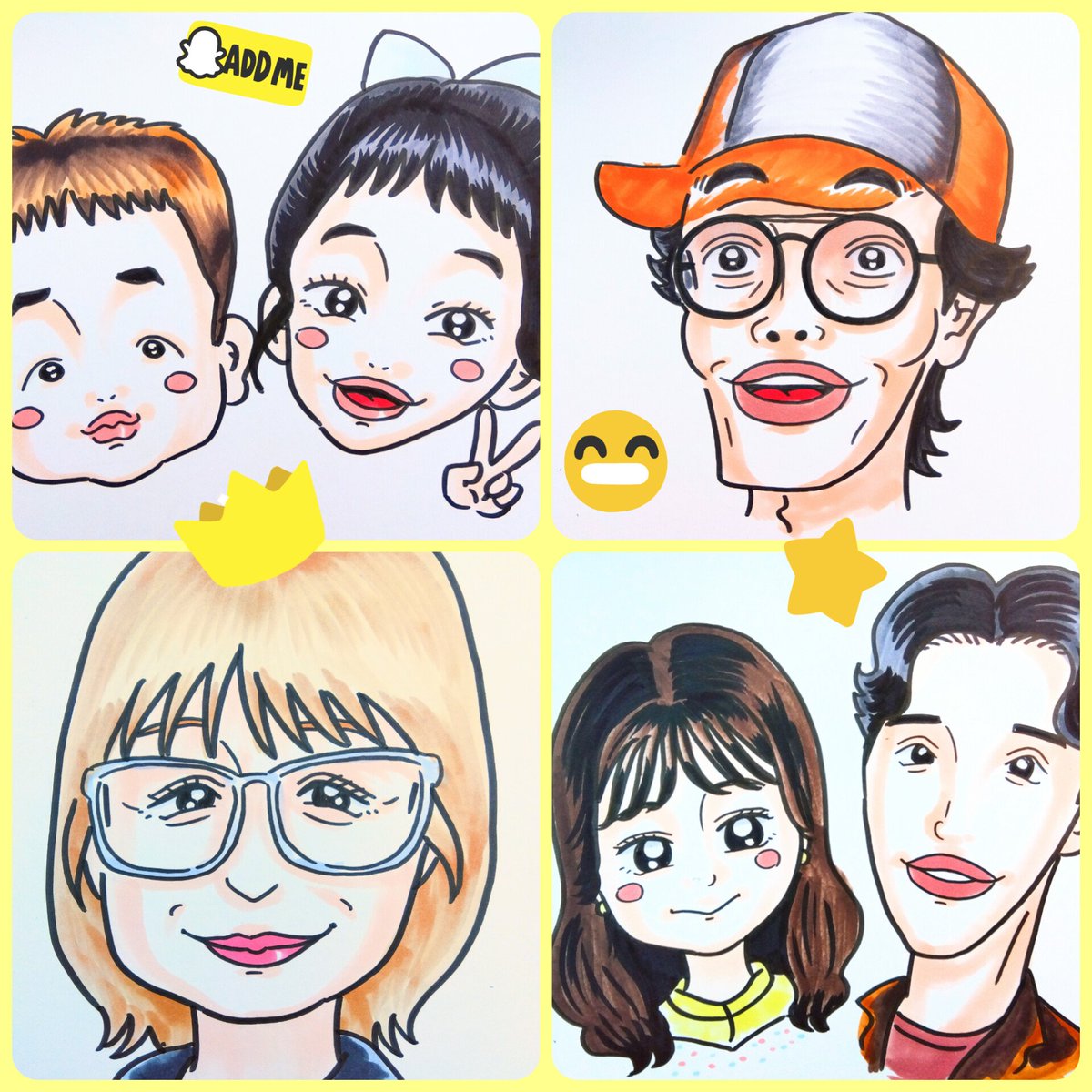chabatakeruri's tweet photo. 🌈似顔絵@昭和レトロまつり＆子ども春まつり(4月29日🎌)
この日の三島楽寿園は朝7時半からの特別開園で、朝からたくさんのお客さまで賑わいました👨‍👩‍👧‍👦👬自然に囲まれて昭和レトロを楽しむ休日💖似顔絵に来てくださり、ありがとうございました❣️
 #三島楽寿園 #昭和レトロ #イベント #似顔絵 https://t.co/S5OcjKev0R