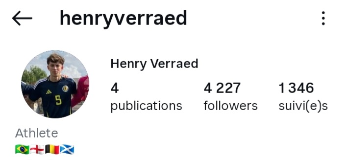 NTFootballHub's tweet image. Hibs academy gem Henry Verraed (15) is a rare profile in Scottish football!
🏴󠁧󠁢󠁳󠁣󠁴󠁿
The elite CB was Hibernian's U14 Player of the Year &amp;amp; debuted for the U17s at just 14.
💎
🏴󠁧󠁢󠁳󠁣󠁴󠁿 U15 Intl, who recently scored a spectacular bicycle kick, is a quad-national also eligible for 
🏴󠁧󠁢󠁥󠁮󠁧󠁿🇧🇪🇧🇷!
#PL