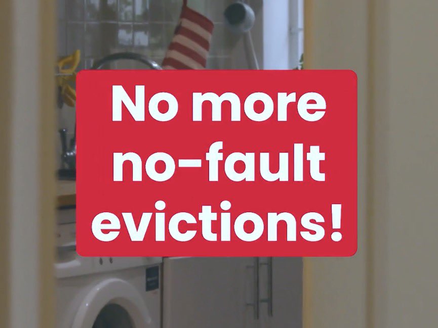 jim8oy66's tweet image. A friend of mine had a portfolio of 11 rental properties, a mixture of 2,3 bedroom flats and houses, he only actually owned one of them outright and the rest are mortgages.
When labour set out plans for renters rights he immediately told his tenants he was NOT renewing their