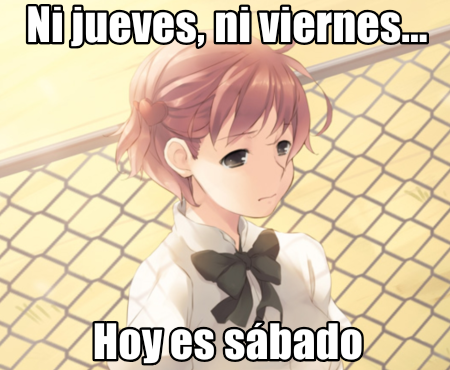 Misha dice el día de la semana. tweet media