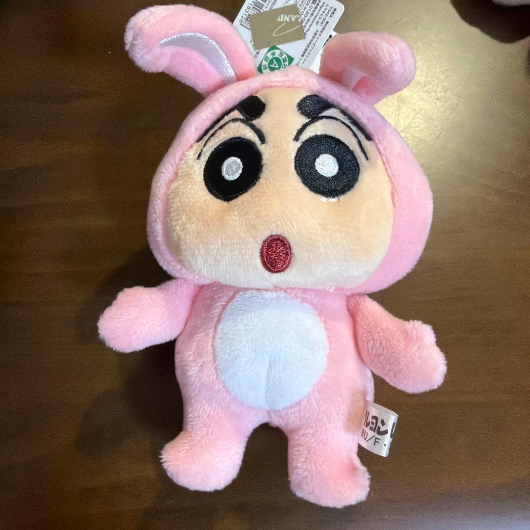 とんちゃん様　15枚 interest check shinchan toram rabbit keychain plush toy 1pc only w