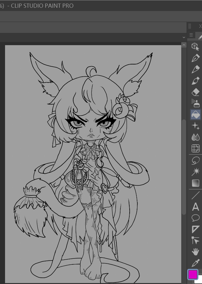 ArtsOfAlchemist's tweet image. #wip for the raffle winner! will probably finish this today!