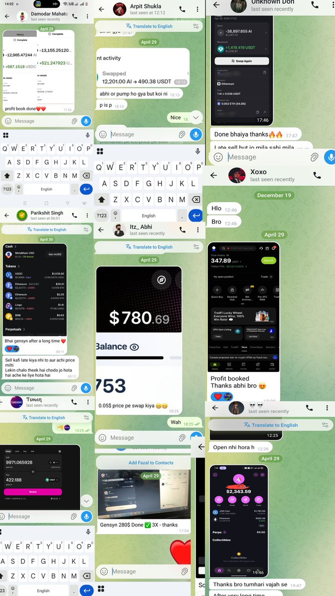 EarnByAbhi's tweet image. April Ended At Good Note🤝

2-3 Back To Back Profits👇🏻

• Octra - 2-4 digit profit from a free testnet airdrop (no one else in the whole community gave this)

• Gensyn - 2-4 digit gains from node running

• MegaETH - ~2x ICO returns for presale users but normal users didn’t