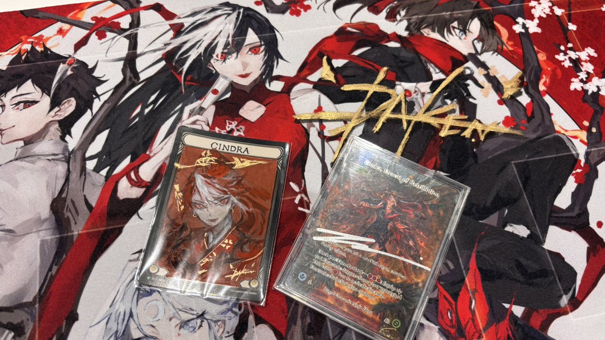 Daken(@xDakn)先生のシンドラ抽選当たりました✨ めちゃくちゃ嬉しい