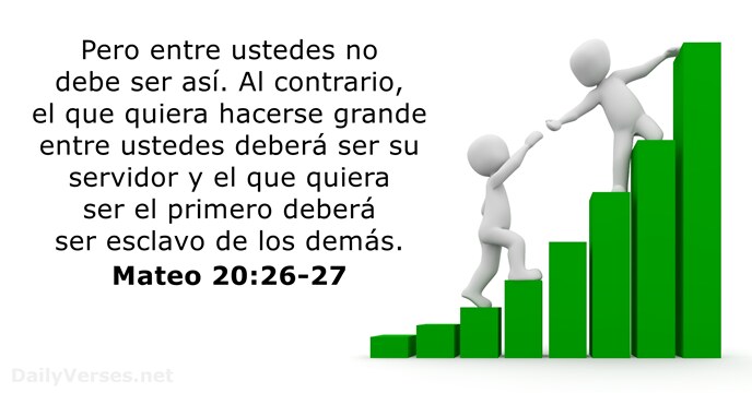 Israel_R's tweet photo. Pero entre ustedes no debe ser así. Al contrario, el que quiera hacerse grande entre ustedes deberá ser su servidor y el que quiera ser el primero deberá ser esclavo de los demás.

Mateo 20:26-27 https://t.co/HTi5ESluZc