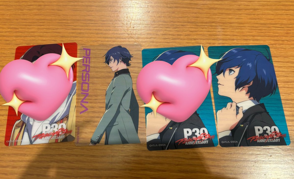 kosuna_goods's tweet photo. ペルソナ 秋葉原 アトレ 交換

譲▼
クリアシート:P1、P3M
グリッター缶バッジ:P3M
ガラポンC賞:P1、P2罰

求▼
P3M P5(すべてアップのみ)

現在アトレにおりますので手渡し可能です
よろしくお願いいたします🙇‍♀️ https://t.co/sqm0qwdmhb