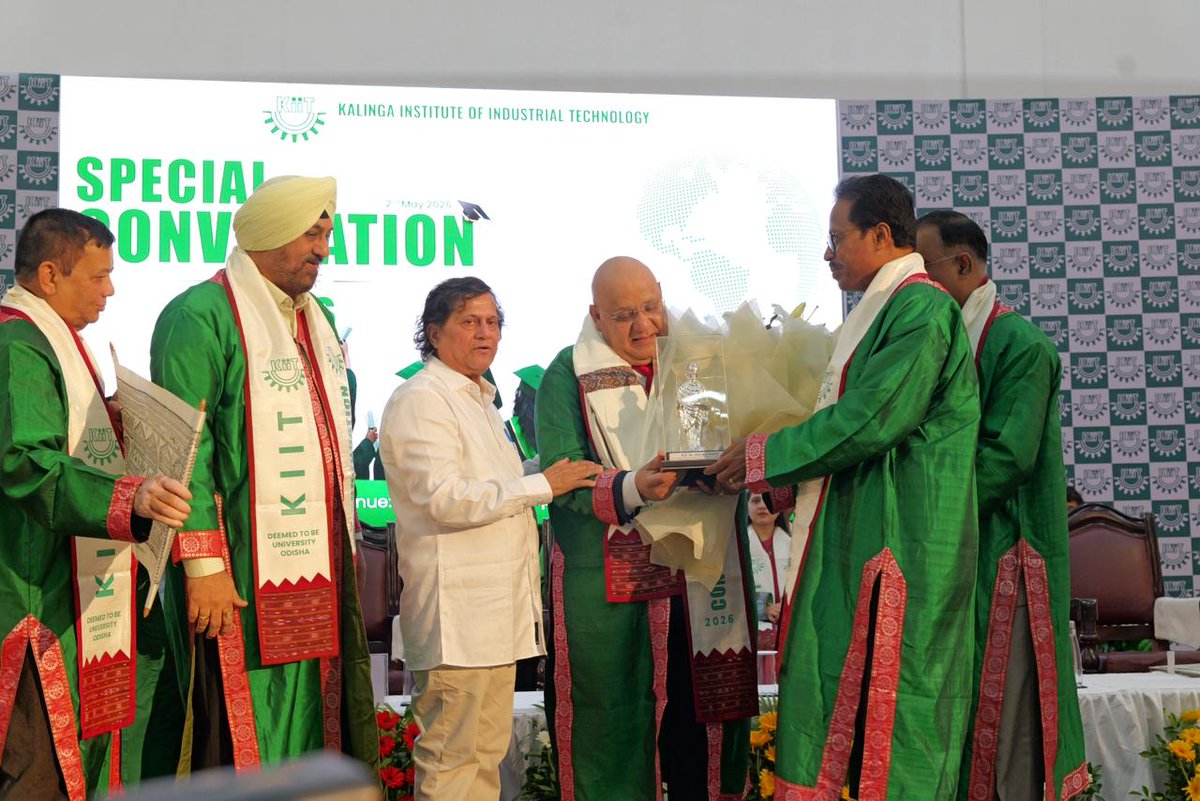KIITUniversity's tweet photo. We at KIIT proudly congratulate our international graduates of the Class of 2026 on this momentous occasion of the Special Convocation. Your presence has transformed classrooms into global learning spaces and friendships into lifelong international bonds.

As you step into the next chapter, you carry forward not only a degree but the values of knowledge, compassion, and leadership nurtured at KIIT.

On this special occasion, we were truly honoured to host H.E. Dr Abdenor Khelifi, whose esteemed presence and blessings added profound significance to this memorable occasion.

Today marks not an end, but the beginning of a lifelong connection. You will always remain an integral part of the KIIT family, bound by shared experiences, aspirations, and a global vision.

The world awaits your impact. Go forth and lead!