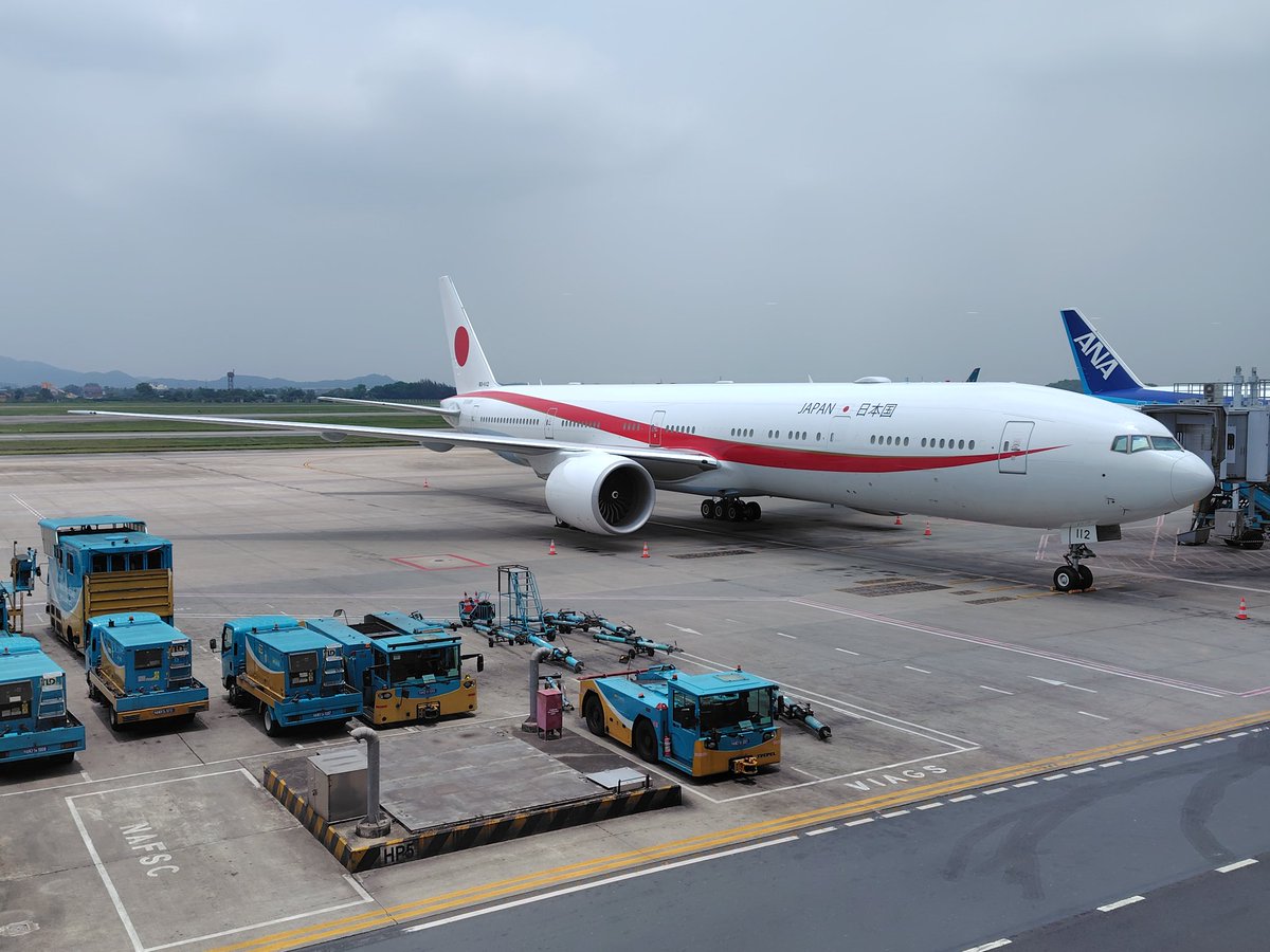 Ansett14's tweet photo. ハノイで遭遇しました😊

ノイバイ国際空港 - Noi Bai International Airport [HAN/VVNB]
2026年5月2日 https://t.co/4ufAsxDkGh