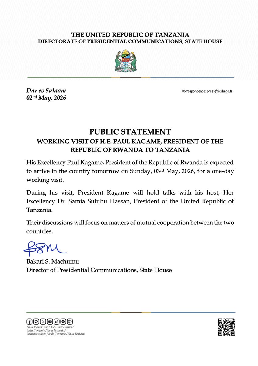 ikulu_Tanzania tweet media