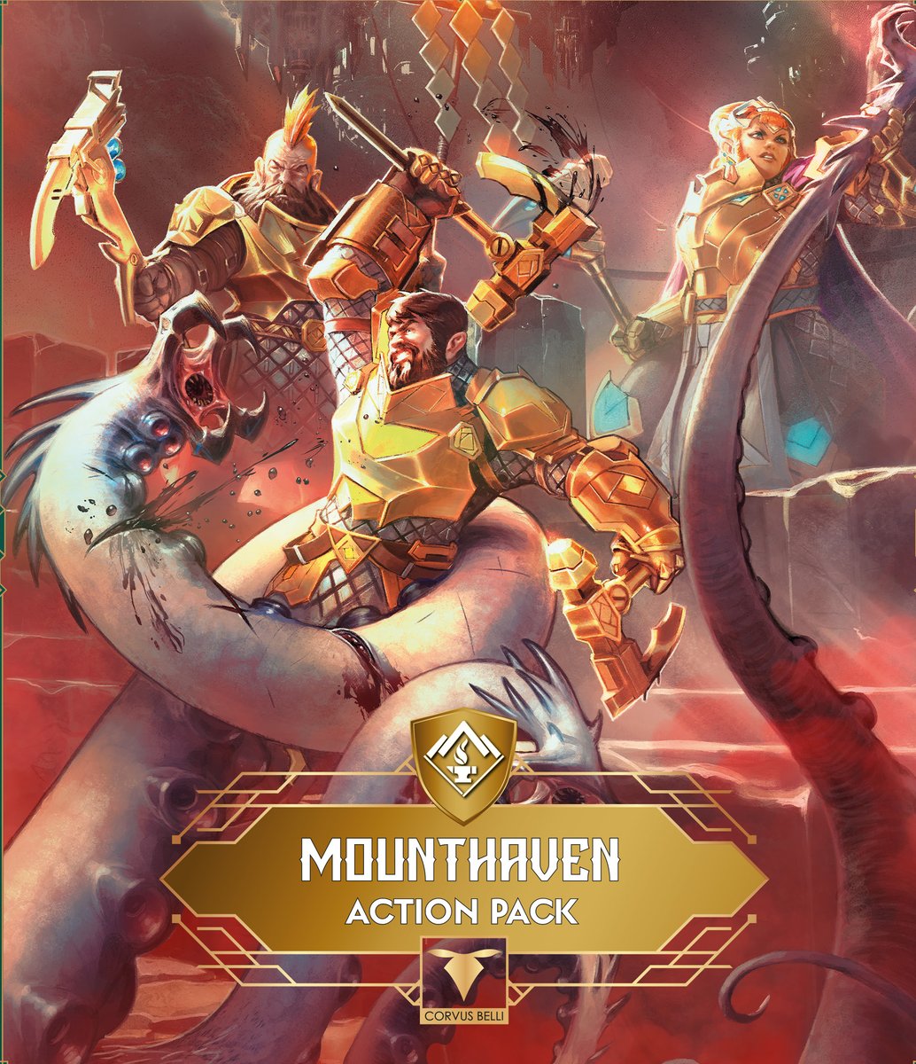 corvusbelli_'s tweet image. Action Pack Mounthaven ⛏️
This force offers a perfect balance between solid defense and constant pressure.
—
Action Pack Mounthaven ⛏️ is available now! Get it here ➡️ store.corvusbelli.com/en/warcrow/war…

#wargame #warcrow #miniature #fantasygame
