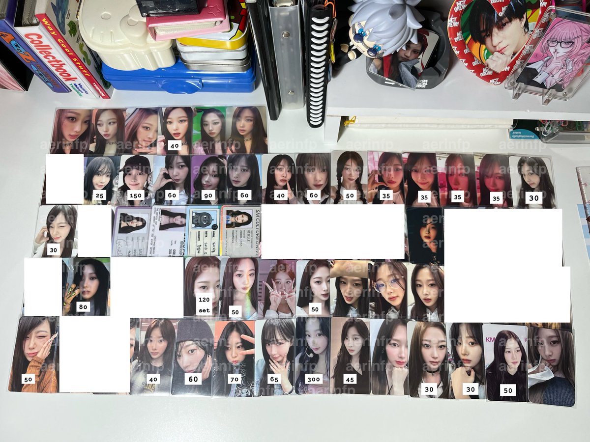 ⵌ wts ⵌ

no price = offer
please read the tnc first.

ⵌ aespa photocard ina giselle whiplash ssm dirty work my world drama hot mess armageddon wms suitcase potd jersey hoodie ningning