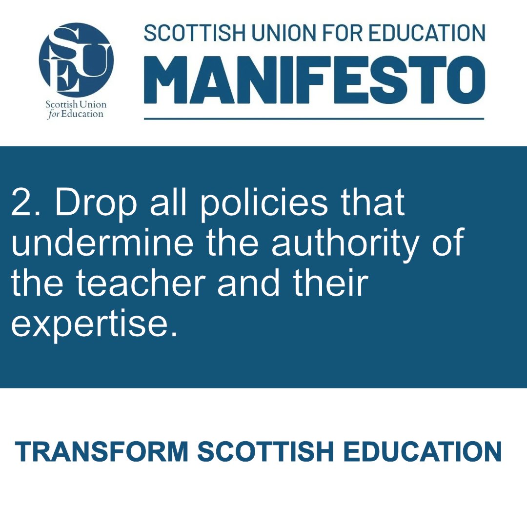 Scottish Union for Education (SUE) tweet media