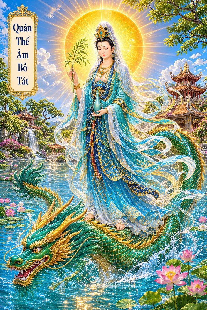 luuvanphong's tweet photo. Quán Thế Âm Bồ Tát là biểu tượng cao đẹp nhất của lòng từ bi và hạnh nguyện cứu khổ cứu nạn ❤️

🙏 Nam mô Đại Từ Đại Bi Quán Thế Âm Bồ Tát 🙏 https://t.co/NIYG1gi85v