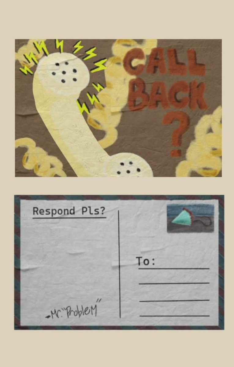 grumblebugz's tweet photo. So I didnt get a StillVille Postcard lol and bc of that fact I decided to design a couple of my own Mico inspired postcards instead! Just for fun! Each one's dedicated to a specific ep of his, with details to certain songs and stuff [click on alts for more of that lol] (1/2) ⏬️ https://t.co/0jpa6pcpiv