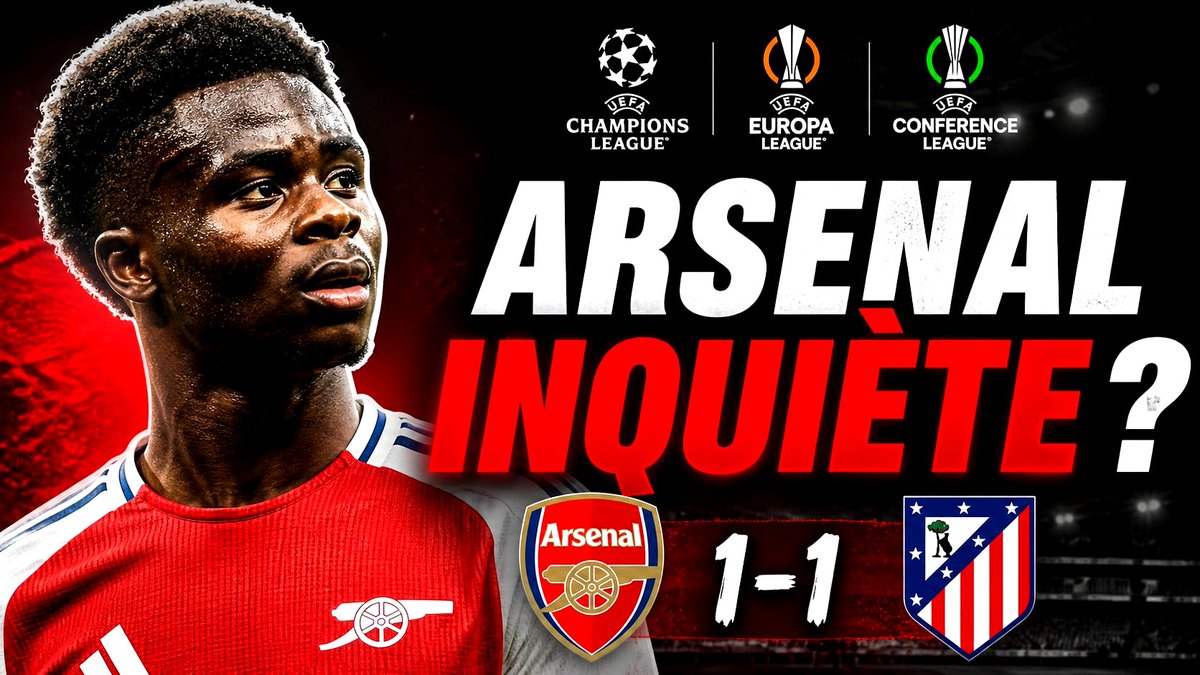 Sunderland_vf's tweet photo. Arsenal repart de Madrid avec un nul, pas incroyable mais loin d’être mauvais. Nottingham prend l’avantage contre Villa avec un match sérieux, Palace s’impose 3-1 dans un match pas simple.

On en parle dans PL Show avec @FEUERSTEINRaoul et @AVFC_France 🎙️

Lien en dessous. 🔽 https://t.co/K1RVTDlADe